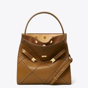 Tory Burch Lee Radziwill Diamond patchwork bag